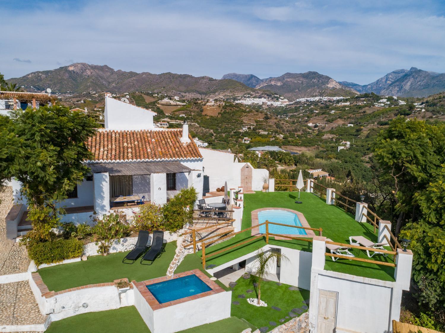 Villa Cortijo Horizonte Frigiliana Esterno foto