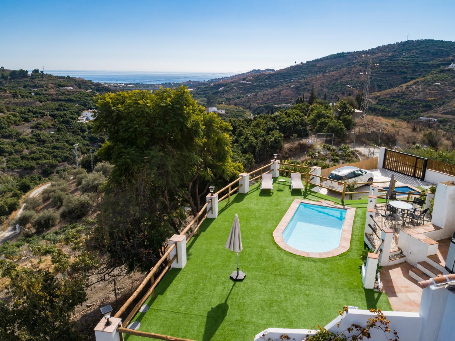 Villa Cortijo Horizonte Frigiliana Esterno foto